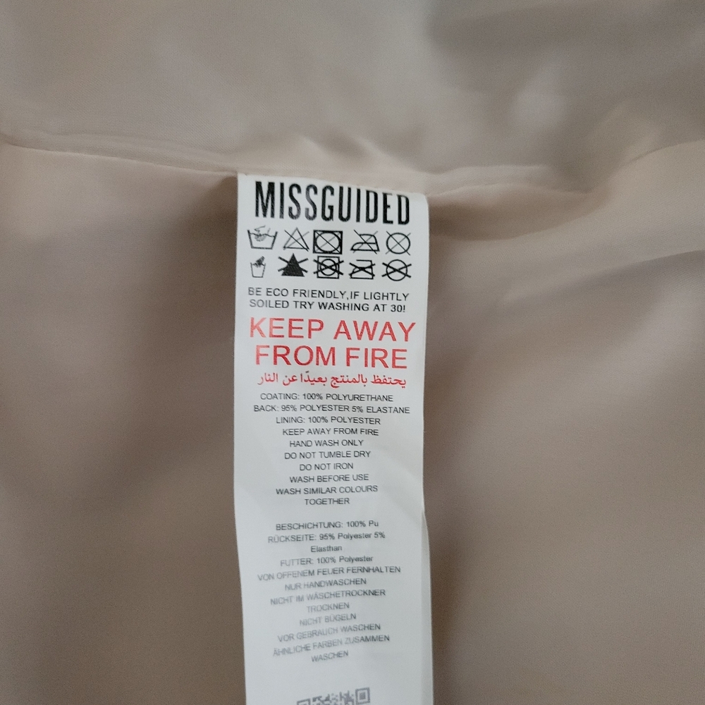 Misguided Long Line Single Button Blazer Size 4 - image 4